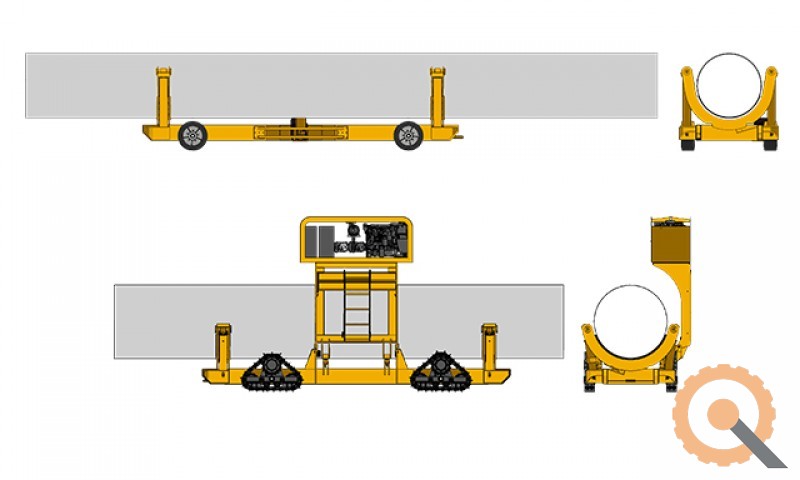 Slitta portatubi idraulica  Machineryscanner